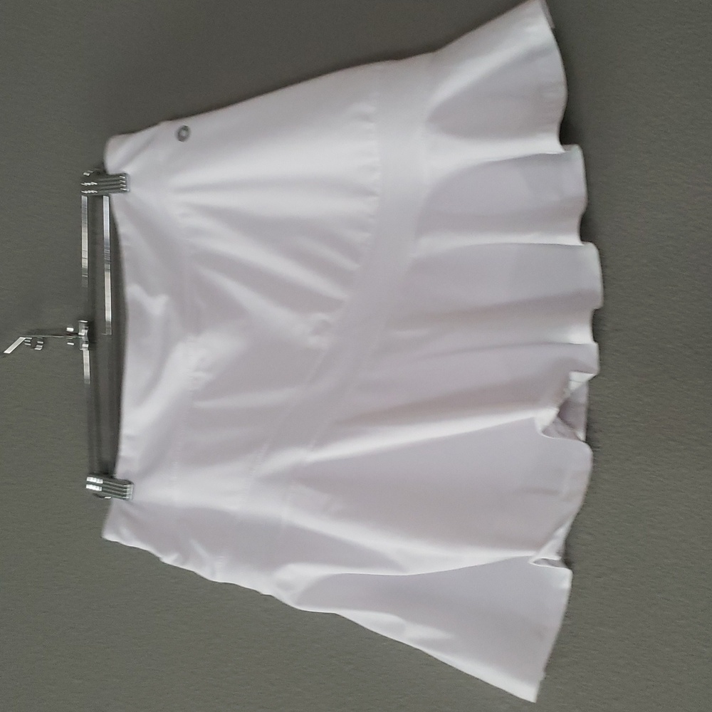 Ekouaer Tennis Skirt - White - Picture 7 of 9
